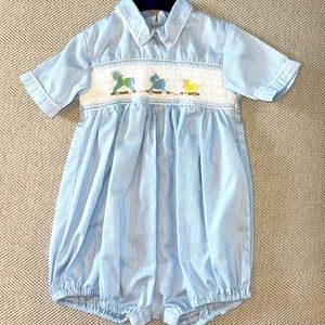 Smocked boy outfit